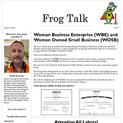 Frog Talk Newsletter - March 2021